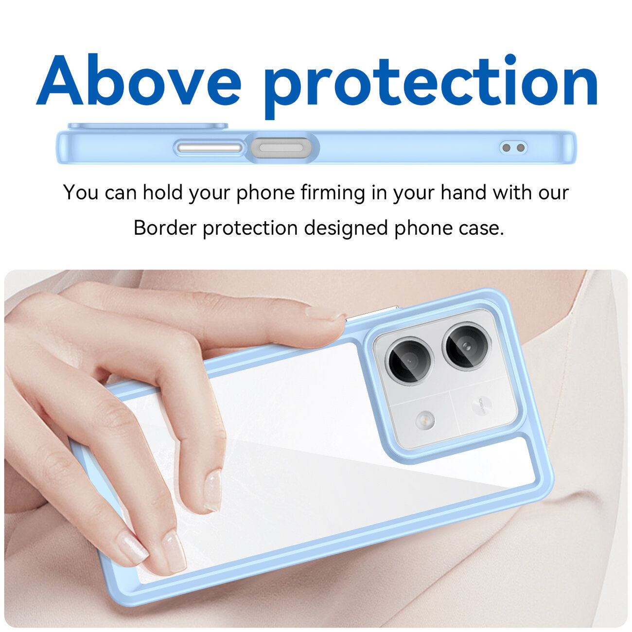 Kryt HeyCase Frame Xiaomi Redmi Note 13 5G Blue