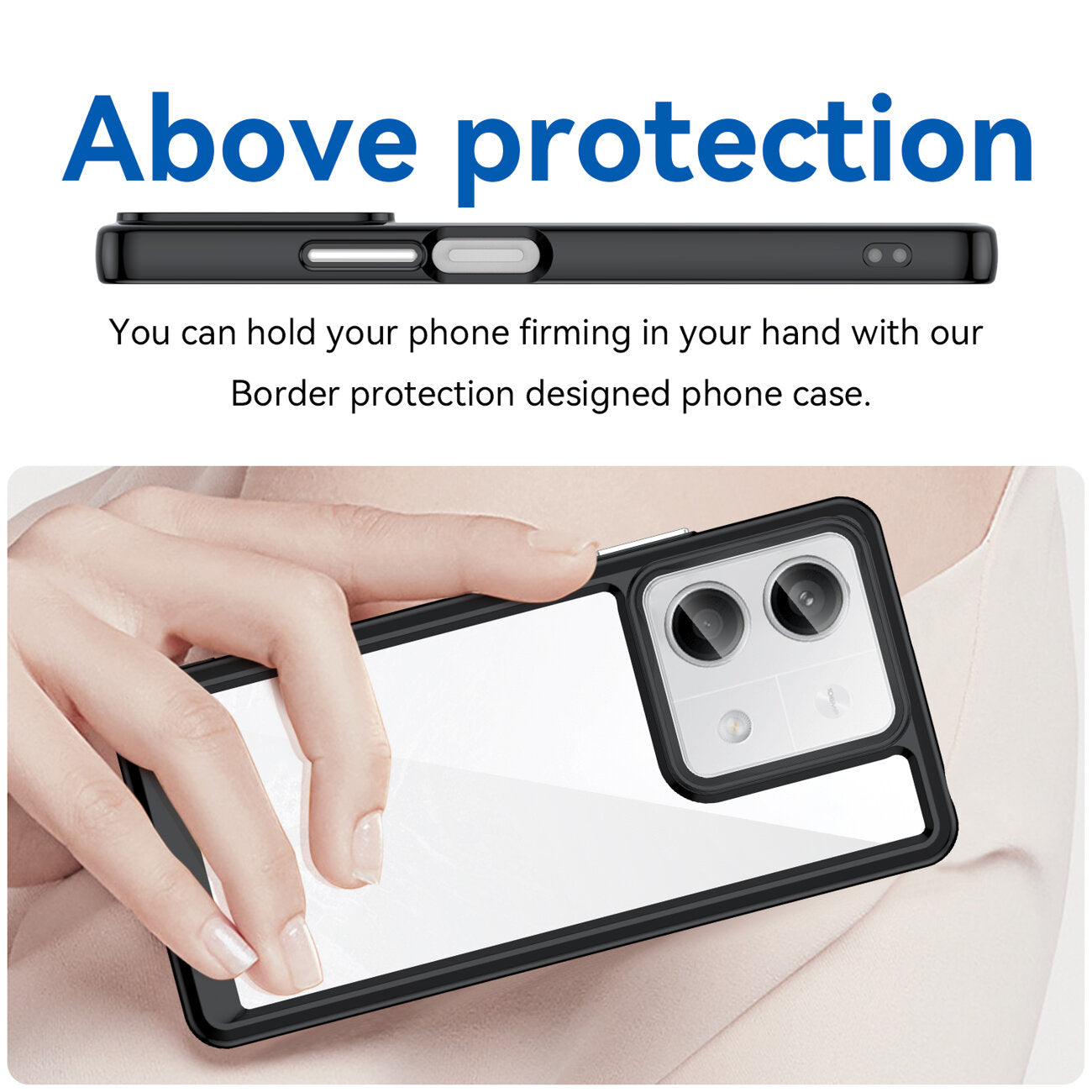 KRYT NA XIAOMI REDMI NOTE 13 PRO PLUS HEYCASE FRAME BLACK