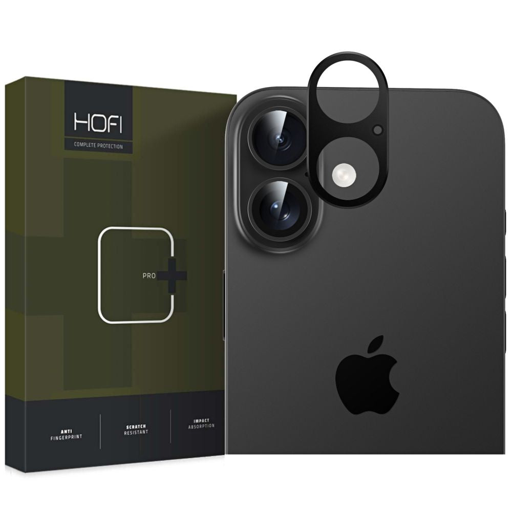 OCHRANNÉ TVRDENÉ SKLO PRE ŠOŠOVKU FOTOAPARÁTU NA IPHONE 16 / 16 PLUS HOFI ALUCAM PRO+ BLACK