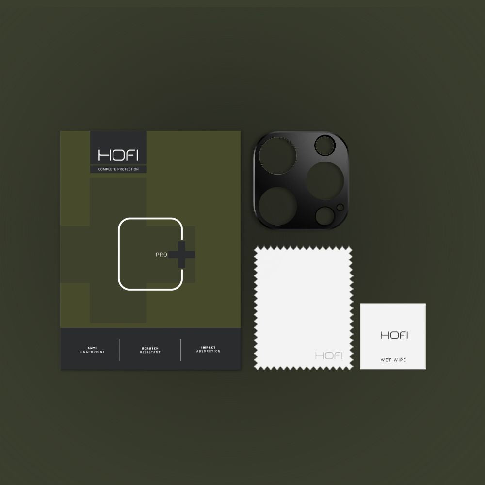 OCHRANNÉ TVRDENÉ SKLO PRE ŠOŠOVKU FOTOAPARÁTU NA IPHONE 16 PRO / 16 PRO MAX HOFI ALUCAM PRO+ MAX BLACK