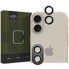 OCHRANNÉ TVRDENÉ SKLO PRE ŠOŠOVKU FOTOAPARÁTU NA IPHONE 16 / 16 PLUS HOFI CAMRING PRO+ BLACK