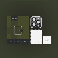 OCHRANNÉ TVRDENÉ SKLO PRE ŠOŠOVKU FOTOAPARÁTU NA  IPHONE 16 PRO / PRO MAX CAMRING PRO+ MAX BLACK