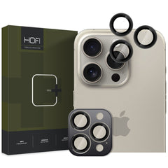 OCHRANNÉ TVRDENÉ SKLO PRE ŠOŠOVKU FOTOAPARÁTU NA  IPHONE 16 PRO / PRO MAX CAMRING PRO+ MAX BLACK