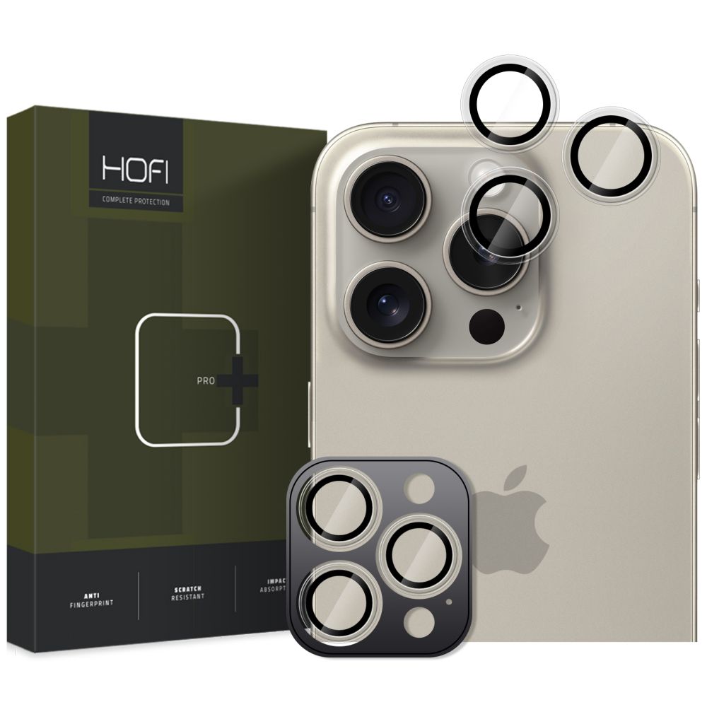 OCHRANNÉ TVRDENÉ SKLO PRE ŠOŠOVKU FOTOAPARÁTU NA IPHONE 16 PRO / 16 PRO MAX CAMRING PRO+ MAX CLEAR