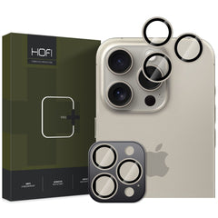 OCHRANNÉ TVRDENÉ SKLO PRE ŠOŠOVKU FOTOAPARÁTU HOFI CAMRING PRO+ IPHONE 16 PRO / 16 PRO MAX NATURAL TITANIUM