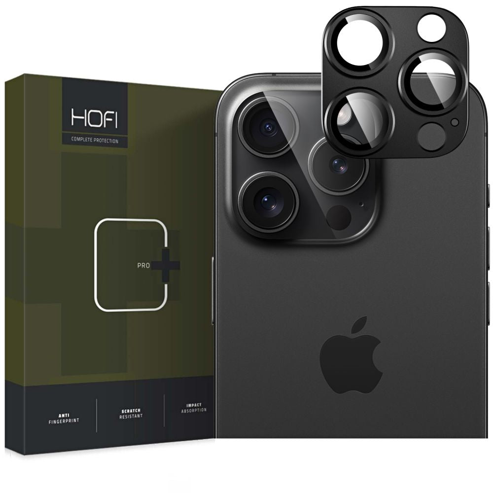 OCHRANNÉ TVRDENÉ SKLO PRE ŠOŠOVKU FOTOAPARÁTU HOFI FULLCAM PRO+ IPHONE 16 PRO / 16 PRO MAX BLACK