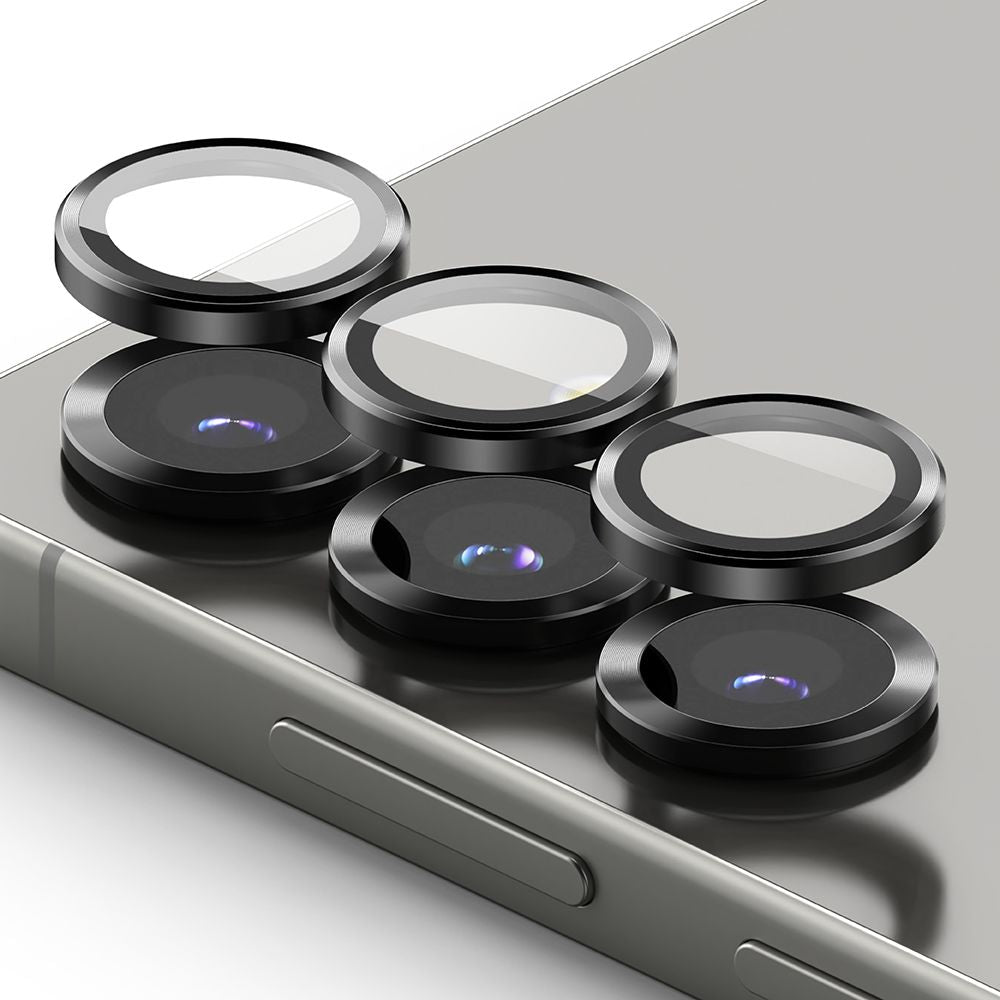 OCHRANNÉ TVRDENÉ SKLO PRE ŠOŠOVKU FOTOAPARÁTU RINGKE CAMERA FRAME PROTECTOR 2-PACK GALAXY S25 BLACK