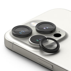 OCHRANNÉ TVRDENÉ SKLO PRE ŠOŠOVKU PRE FOTOAPARÁTU NA IPHONE 16 PRO MAX RINGKE CAMERA FRAME PROTECTOR 2-PACK BLACK