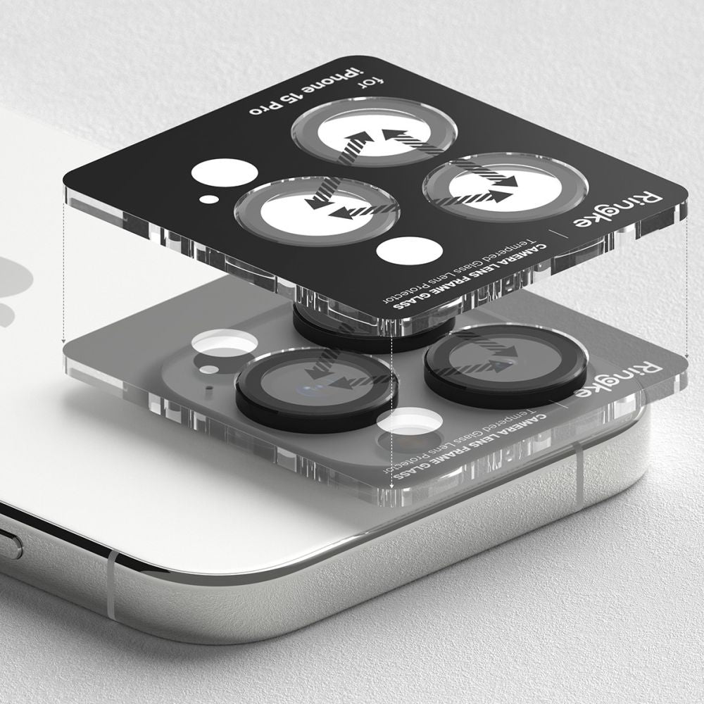ZAŠTITA FOTOAPARATA RINGKE  FRAME PROTECTOR IPHONE 15 PRO CRNA