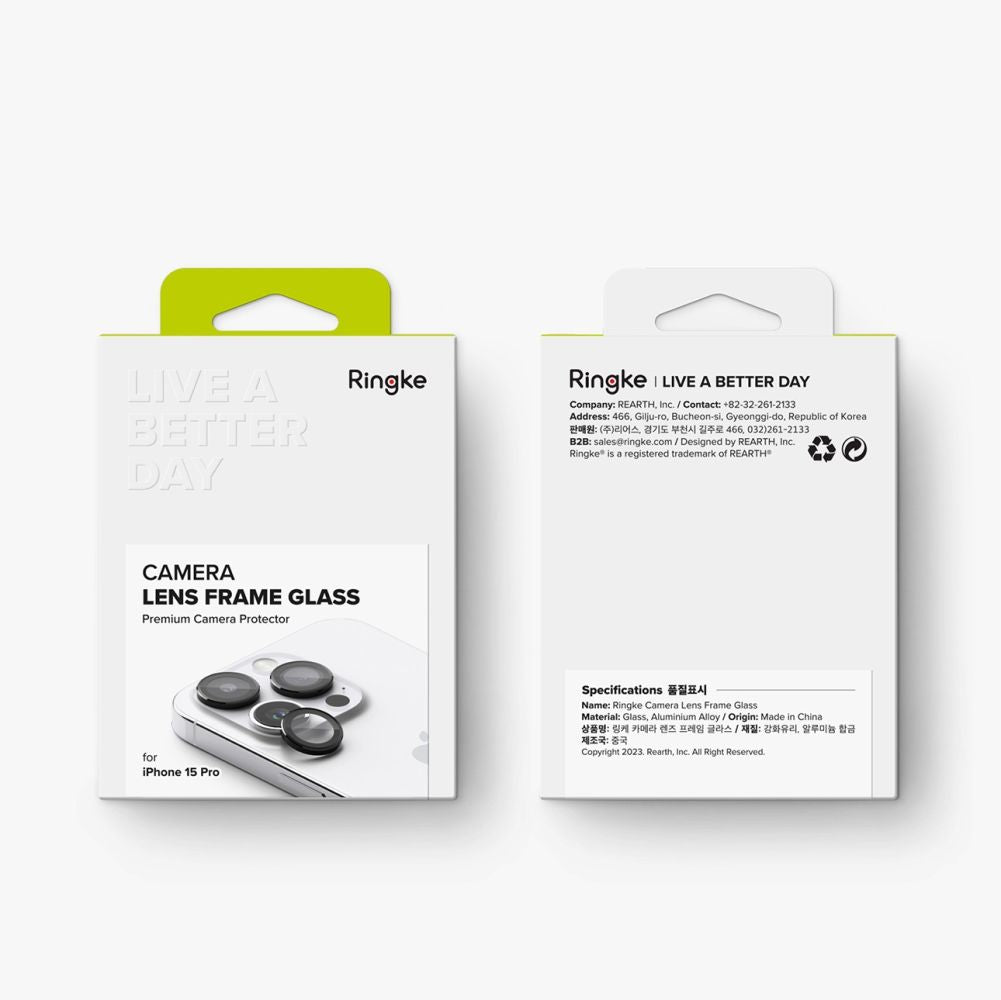 ZAŠTITA FOTOAPARATA RINGKE  FRAME PROTECTOR IPHONE 15 PRO CRNA