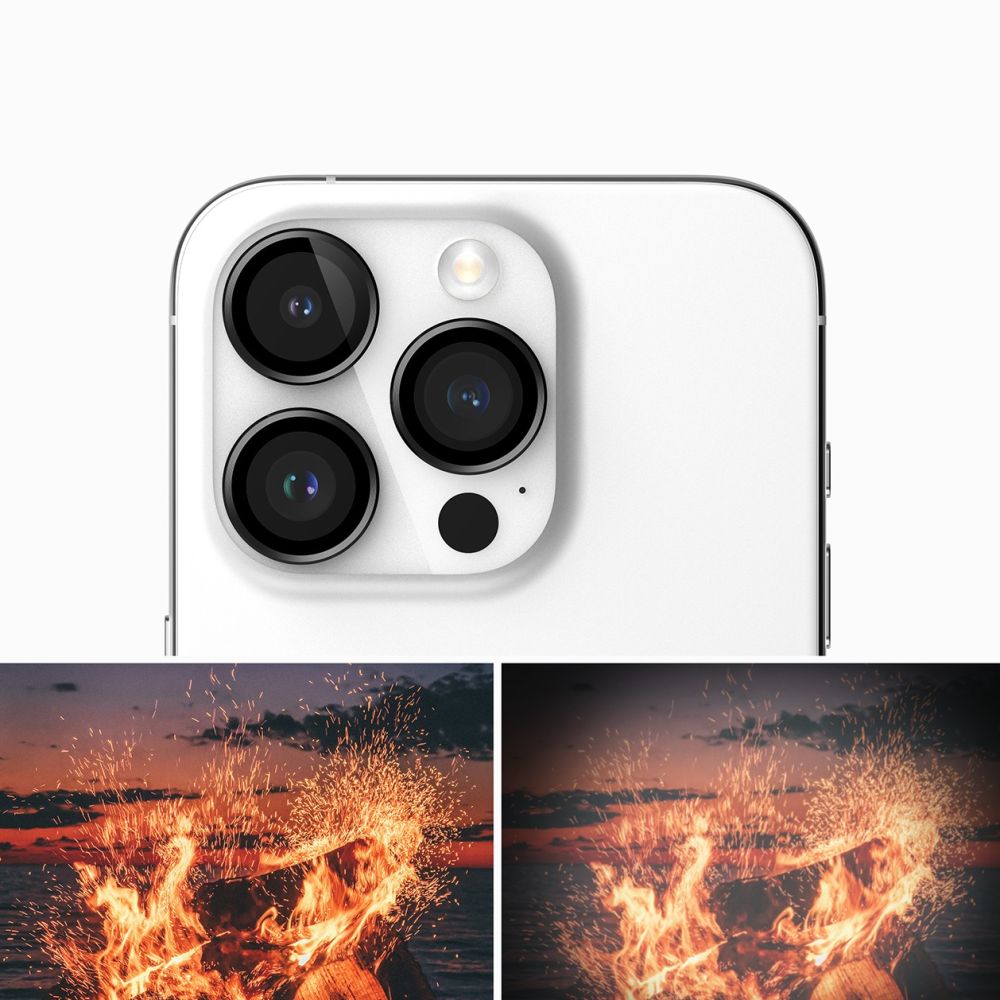 ZAŠTITA FOTOAPARATA RINGKE  FRAME PROTECTOR IPHONE 15 PRO MAX CRNA