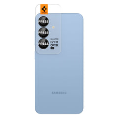 ZAŠTITNO OJAČANO STAKLO ZA LEĆU FOTOGRAFSKOG APARATA SPIGEN OPTIK PRO  ”EZ FIT” HD KAMERA PROTECTOR 2-PACK GALAXY S25+ PLUS CRNA