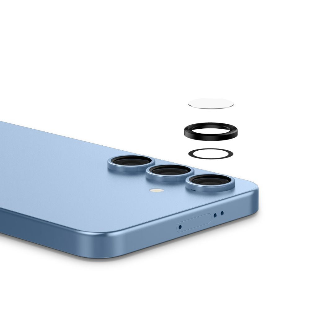 ZAŠTITNO OJAČANO STAKLO ZA LEĆU FOTOGRAFSKOG APARATA SPIGEN OPTIK PRO  ”EZ FIT” HD KAMERA PROTECTOR 2-PACK GALAXY S25+ PLUS CRNA