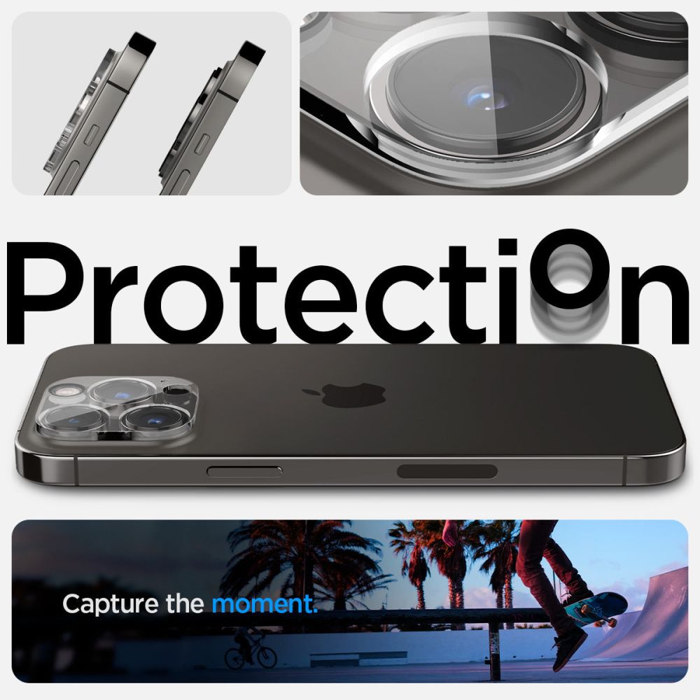 ZAŠTITA FOTOAPARATA SPIGEN OPTIK.TR  PROTECTOR 2-PACK IPHONE 14 PRO / 14 PRO MAX KRISTALNO JASNO