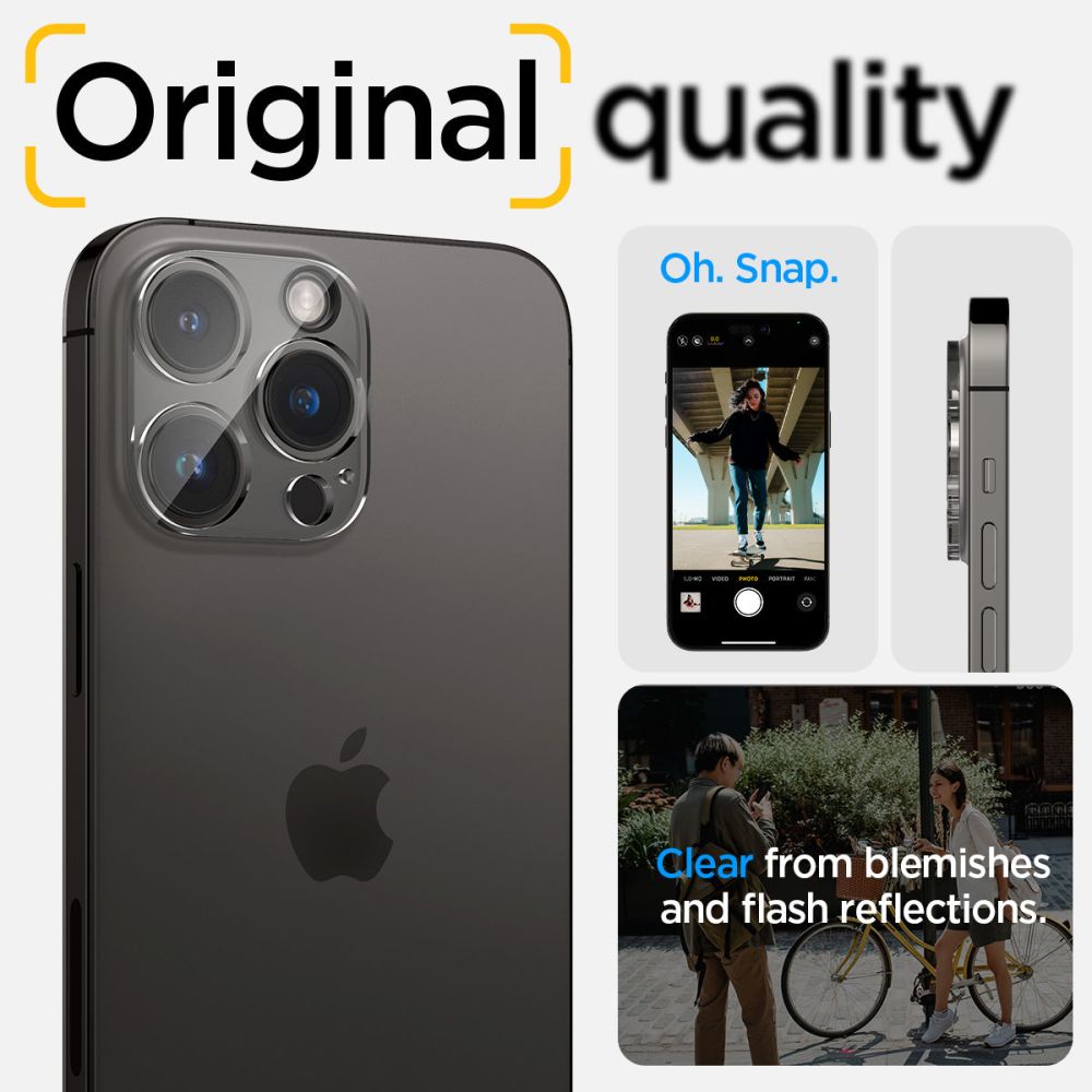 ZAŠTITA FOTOAPARATA SPIGEN OPTIK.TR  PROTECTOR 2-PACK IPHONE 14 PRO / 14 PRO MAX KRISTALNO JASNO