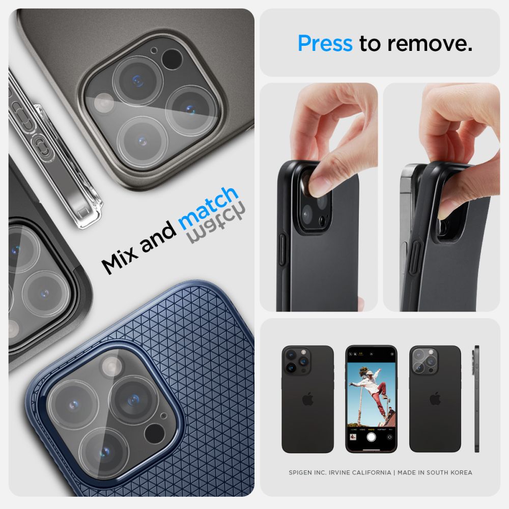 ZAŠTITA FOTOAPARATA SPIGEN OPTIK.TR  PROTECTOR 2-PACK IPHONE 14 PRO / PRO MAX / 15 PRO / PRO MAX KRISTALNO JASNO