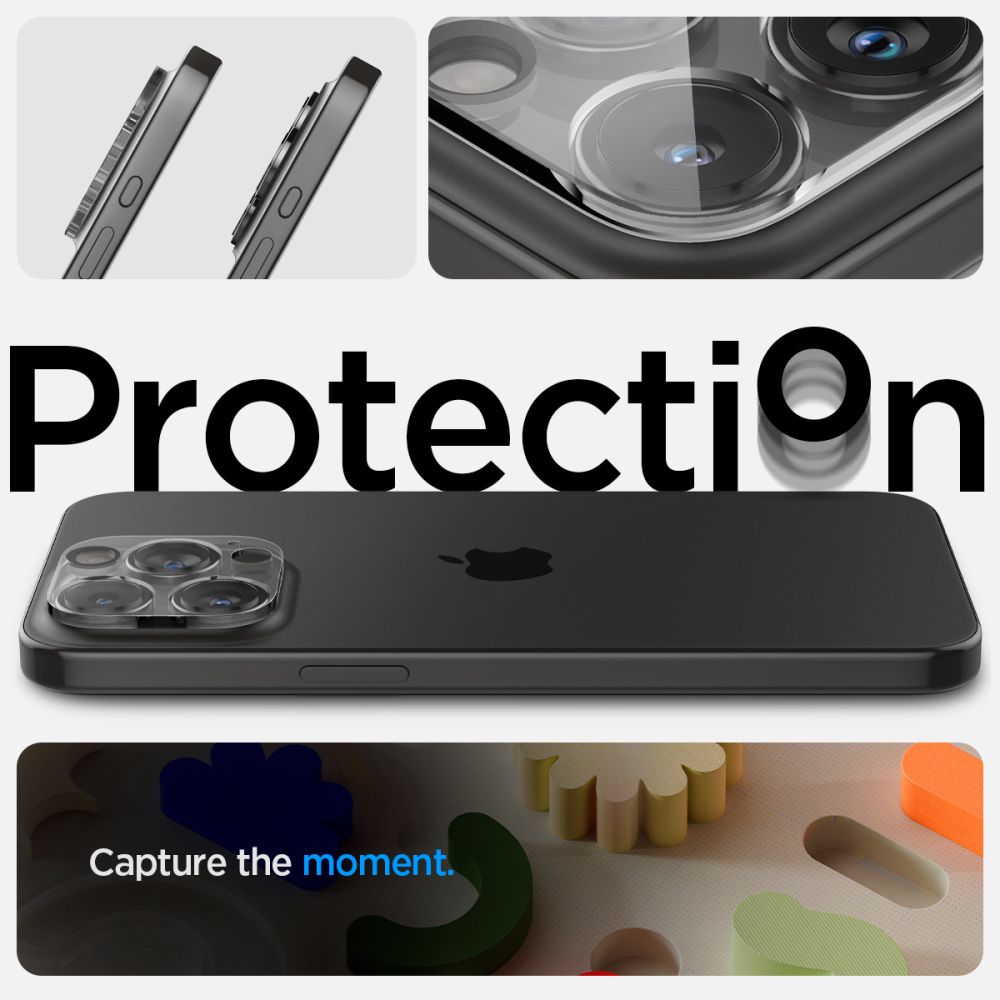 ZAŠTITA FOTOAPARATA SPIGEN OPTIK.TR  PROTECTOR 2-PACK IPHONE 14 PRO / PRO MAX / 15 PRO / PRO MAX KRISTALNO JASNO