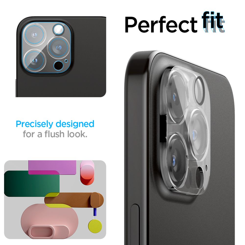 ZAŠTITA FOTOAPARATA SPIGEN OPTIK.TR  PROTECTOR 2-PACK IPHONE 14 PRO / PRO MAX / 15 PRO / PRO MAX KRISTALNO JASNO