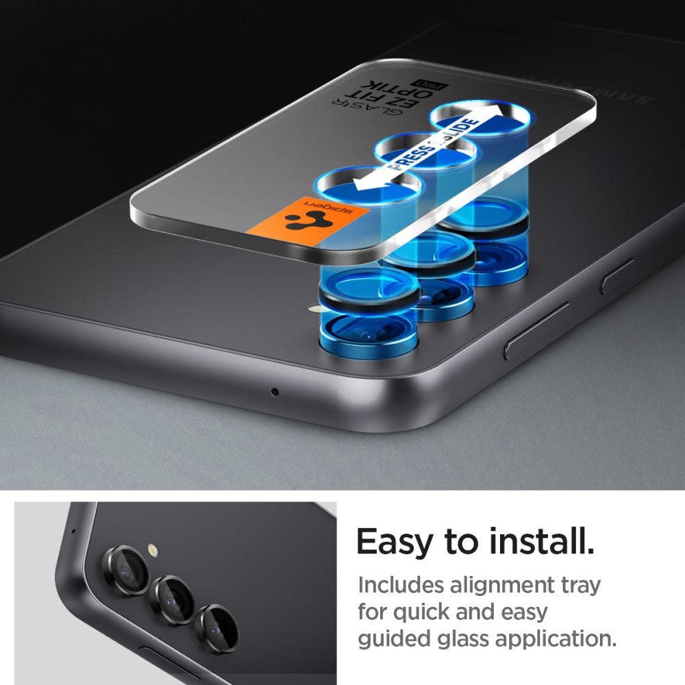 OCHRANA FOTOAPARÁTU SPIGEN OPTIK.TR ”EZ FIT” CAMERA PROTECTOR 2-PACK GALAXY S23 FE BLACK