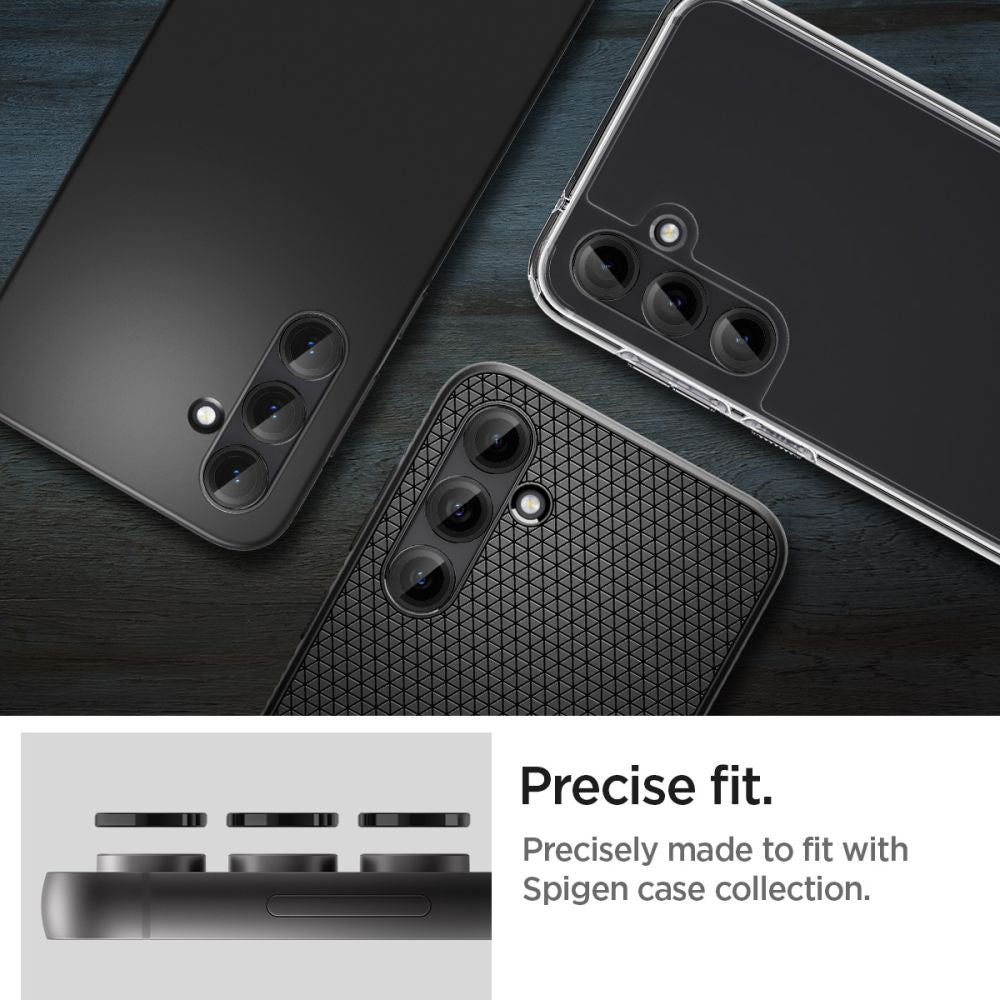 OCHRANA FOTOAPARÁTU SPIGEN OPTIK.TR ”EZ FIT” CAMERA PROTECTOR 2-PACK GALAXY S23 FE BLACK