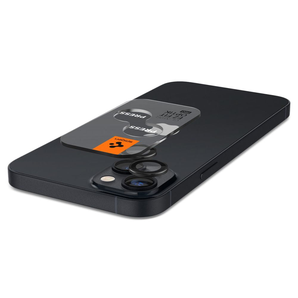 ZAŠTITA FOTOAPARATA SPIGEN OPTIK.TR ”EZ FIT”  PROTECTOR 2-PACK IPHONE 14 / 14 PLUS CRNA