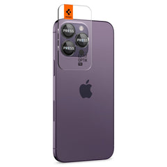ZAŠTITA FOTOAPARATA SPIGEN OPTIK.TR ”EZ FIT”  PROTECTOR 2-PACK IPHONE 14 PRO / 14 PRO MAX CRNA