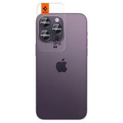 ZAŠTITA FOTOAPARATA SPIGEN OPTIK.TR ”EZ FIT”  PROTECTOR 2-PACK IPHONE 14 PRO / 14 PRO MAX CRNA