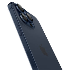 ZAŠTITA FOTOAPARATA SPIGEN OPTIK.TR ”EZ FIT”  2-PACK IPHONE 14 PRO / PRO MAX / 15 PRO / PRO MAX PLAVA TITANIUM