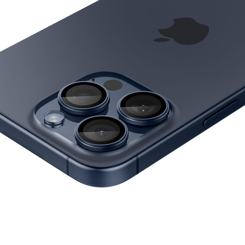 ZAŠTITA FOTOAPARATA SPIGEN OPTIK.TR ”EZ FIT”  2-PACK IPHONE 14 PRO / PRO MAX / 15 PRO / PRO MAX PLAVA TITANIUM