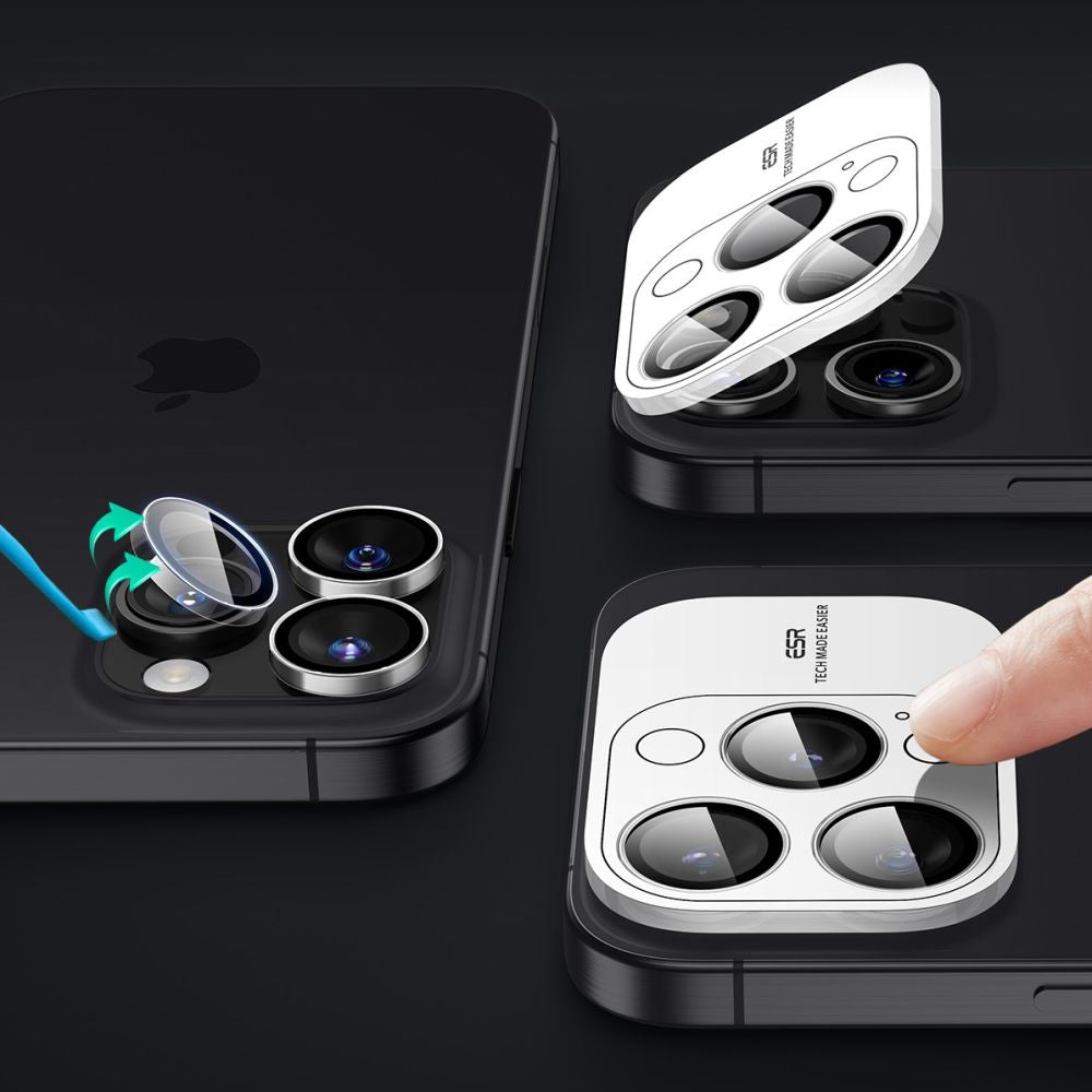 ZAŠTITNO OJAČANO STAKLO ZA LEĆU FOTOAPARATA ESR ARMORITE  IPHONE 16 PRO / 16 PRO MAX PROZIRNO