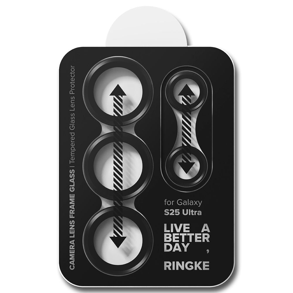 ZAŠTITNO OTVORENO STAKLO ZA MASKU FOTOAPARATA RINGKE CAMERA FRAME PROTECTOR 2-PACK GALAXY S25 ULTRA CRNA