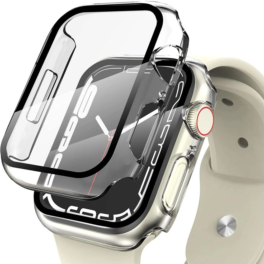 360° OCHRANNÉ PUZDRO NA APPLE WATCH 41 MM DOOP DEFENSE 360GUARD CLEAR