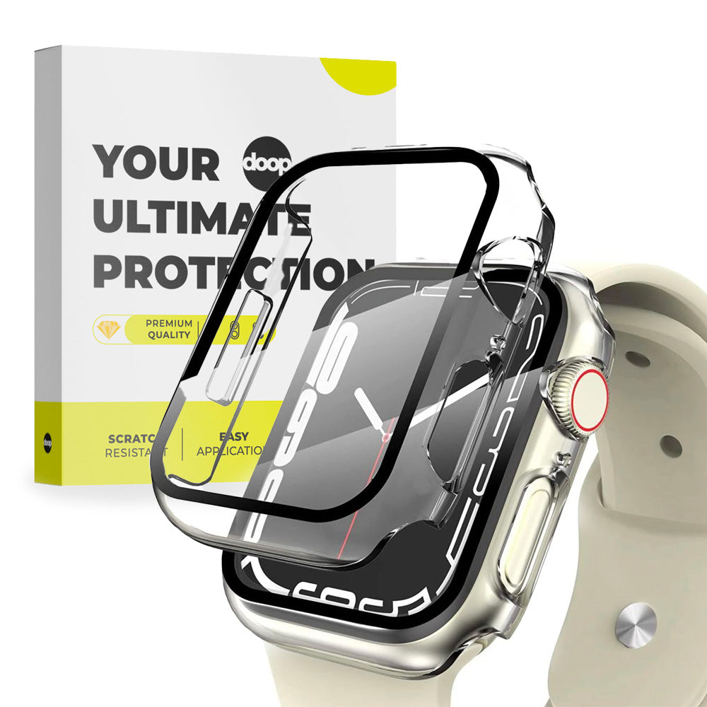 360° OCHRANNÉ PUZDRO NA APPLE WATCH 45 MM DOOP DEFENSE 360GUARD CLEAR