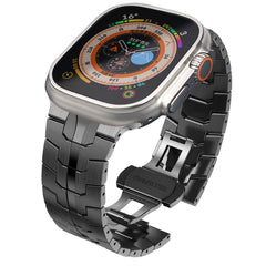 REMIENOK DOOP STAINLESS LINE APPLE WATCH 6 / 7 / 8 / 9 / 10 / SE / ULTRA 1 / 2 (44 / 45 / 46 / 49 MM) BLACK