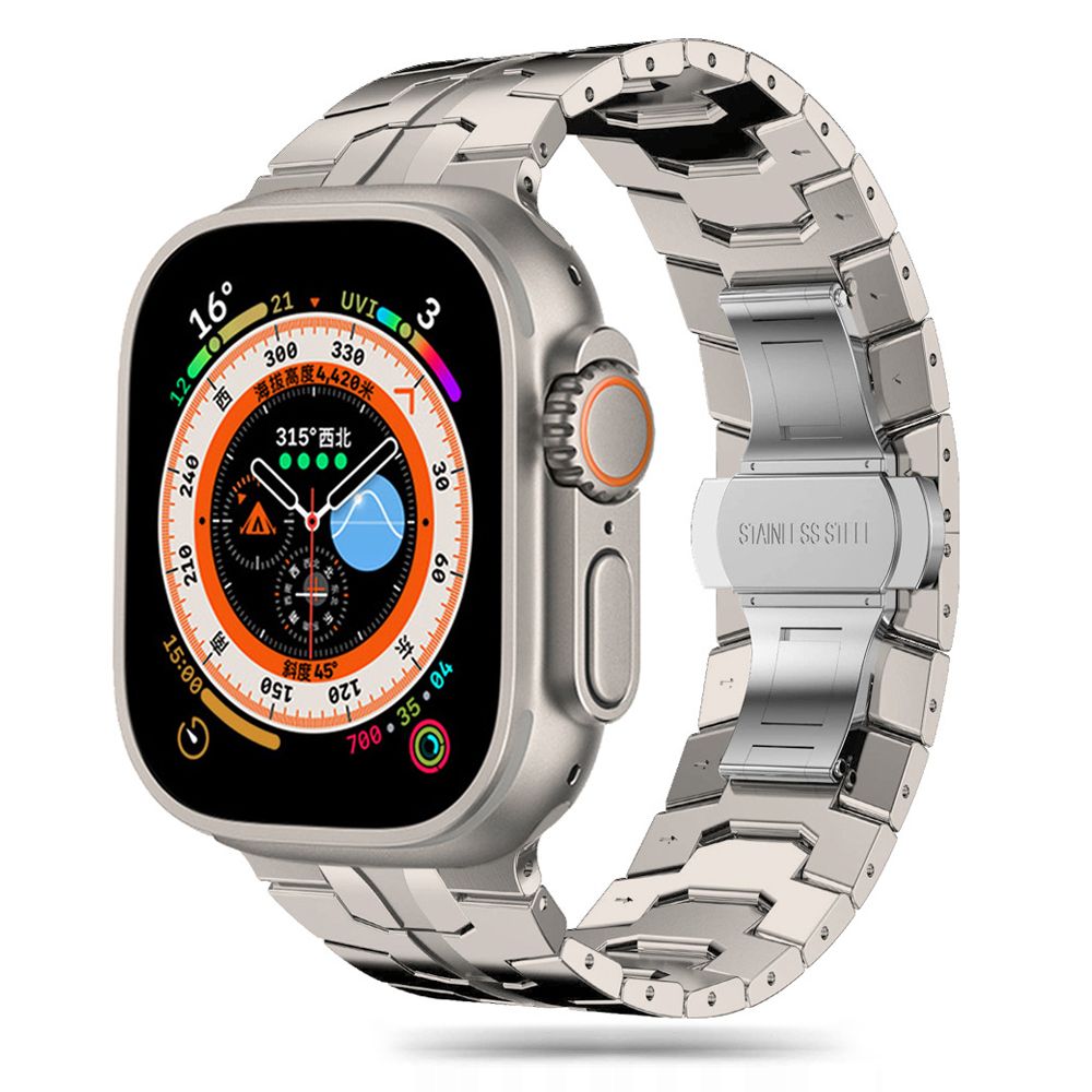 REMIENOK DOOP STAINLESS LINE APPLE WATCH 6 / 7 / 8 / 9 / 10 / SE / ULTRA 1 / 2 (44 / 45 / 46 / 49 MM) TITANIUM