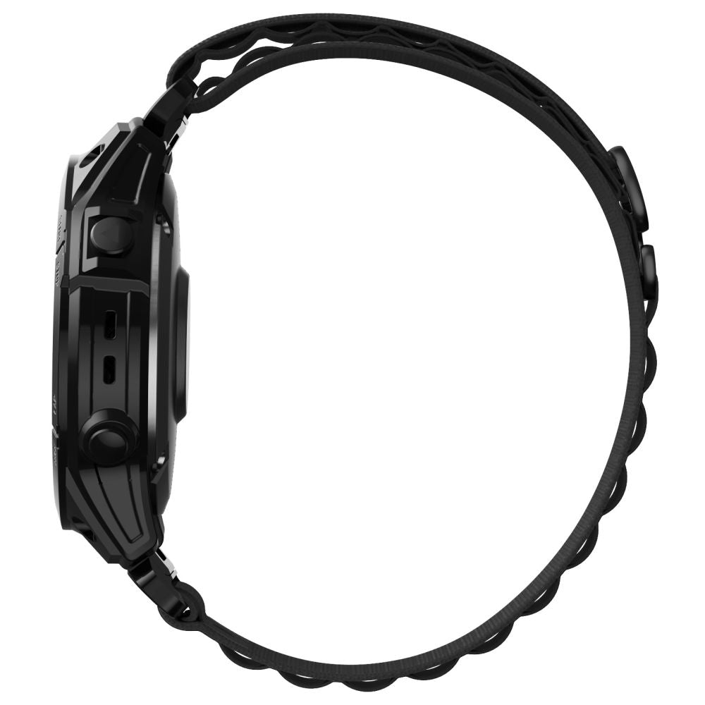NYLÓNOVÝ REMIENOK NA GARMIN 22MM FENIX 5 / 6 / 6 PRO / 7 HEYBAND NYLON PRO BLACK