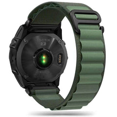 NYLÓNOVÝ REMIENOK NA GARMIN 22MM FENIX 5 / 6 / 6 PRO / 7 HEYBAND NYLON PRO MILITARY GREEN