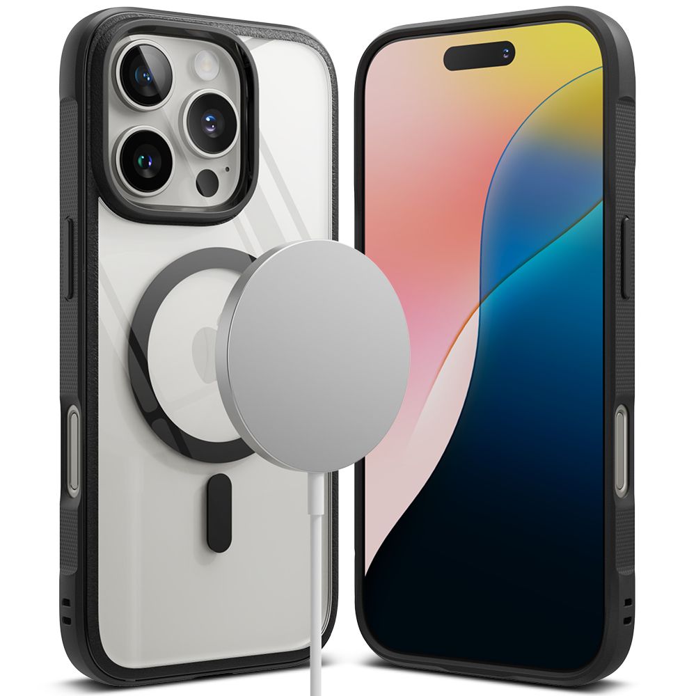 KRYT RINGKE FUSION BOLD MAGNETIC MAGSAFE IPHONE 16 PRO MAX BLACK