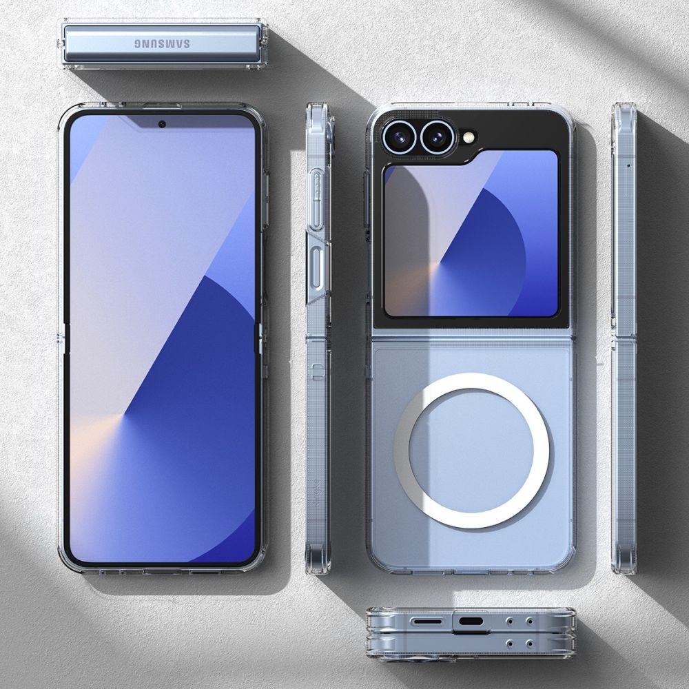 KRYT NA GALAXY Z FLIP 6 RINGKE FUSION MAGNETIC MAGSAFE CLEAR