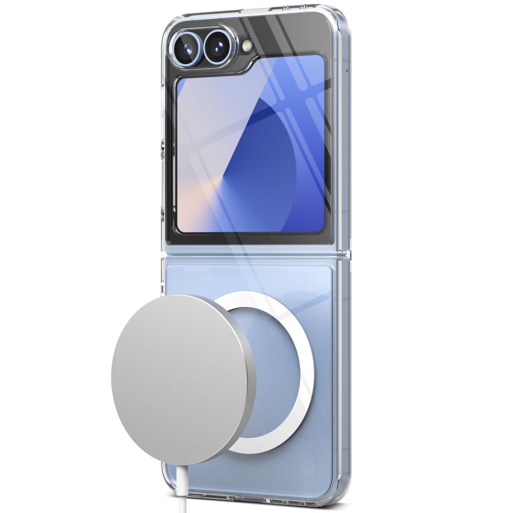 KRYT NA GALAXY Z FLIP 6 RINGKE FUSION MAGNETIC MAGSAFE CLEAR