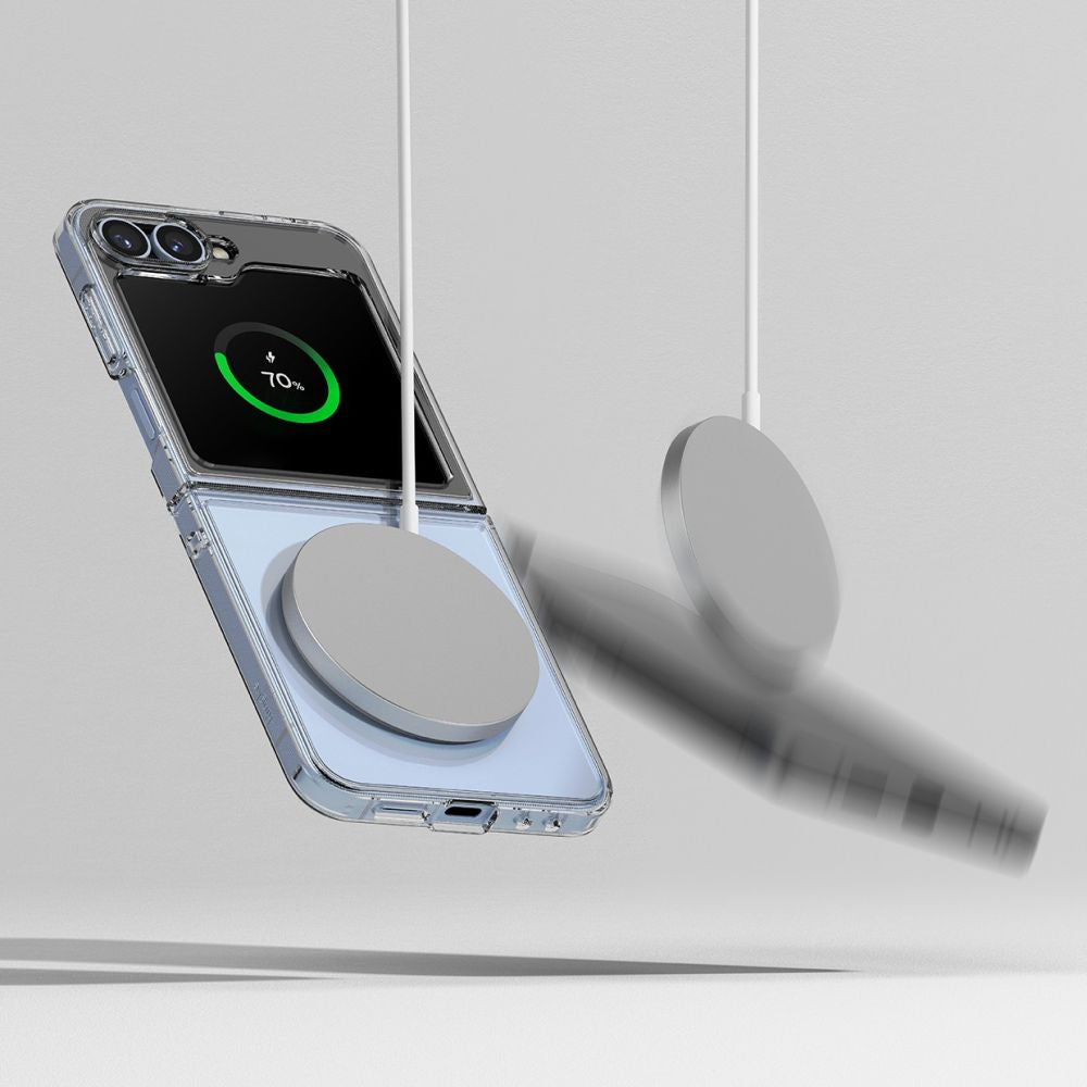 KRYT NA GALAXY Z FLIP 6 RINGKE FUSION MAGNETIC MAGSAFE CLEAR