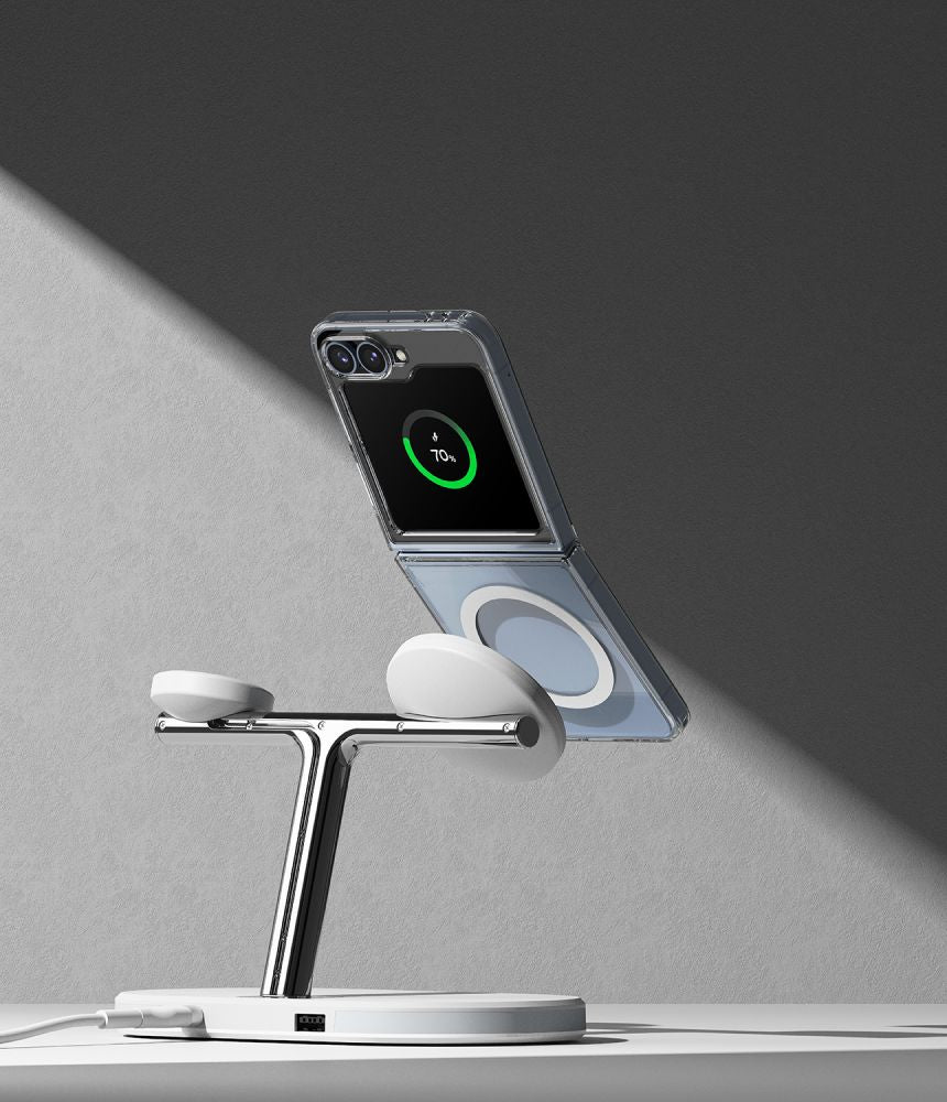 KRYT NA GALAXY Z FLIP 6 RINGKE FUSION MAGNETIC MAGSAFE CLEAR