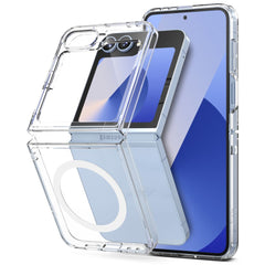KRYT NA GALAXY Z FLIP 6 RINGKE FUSION MAGNETIC MAGSAFE CLEAR