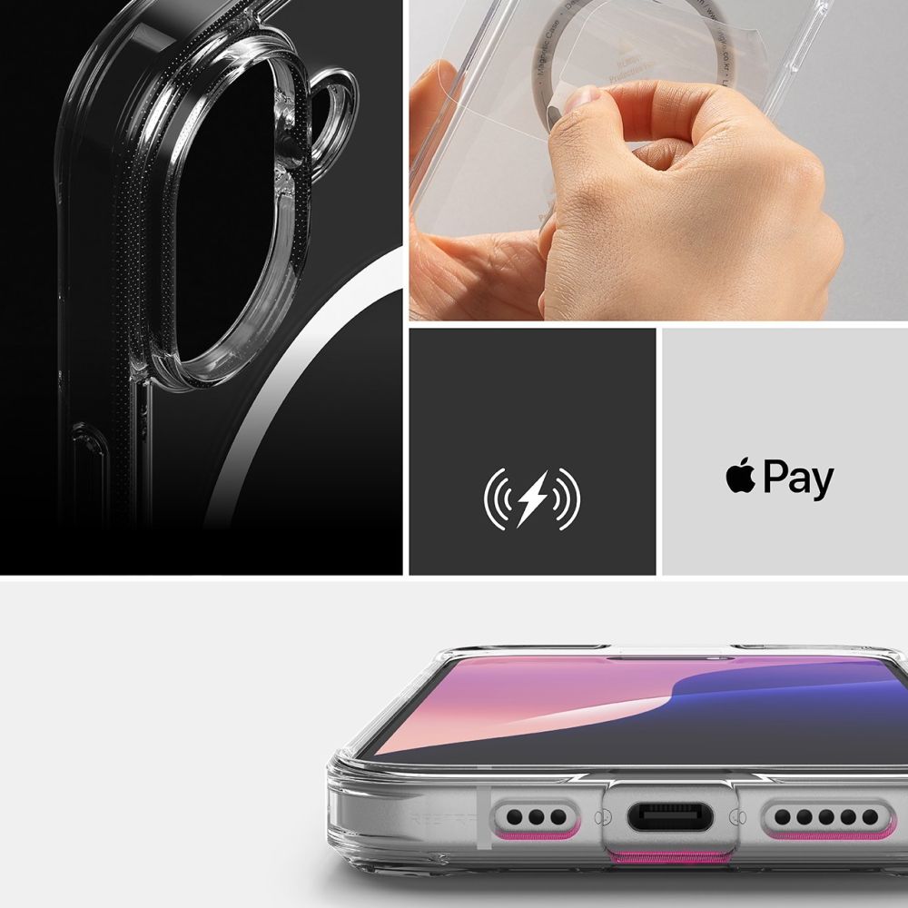  RINGKE FUSION MAGNETIC MAGSAFE IPHONE 16 MATTE CLEAR