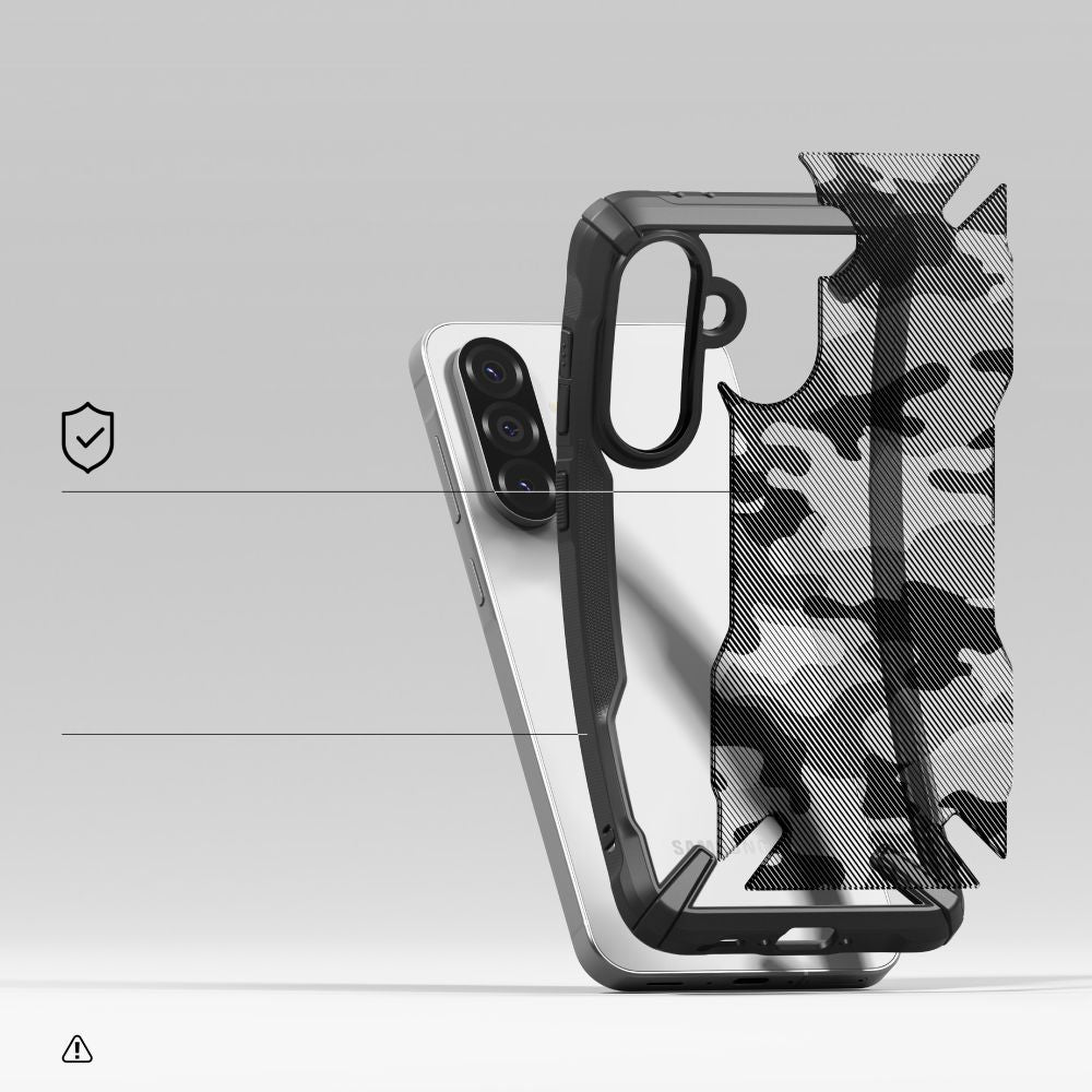  RINGKE FUSION X GALAXY A36 / A56 5G CAMO CRNA