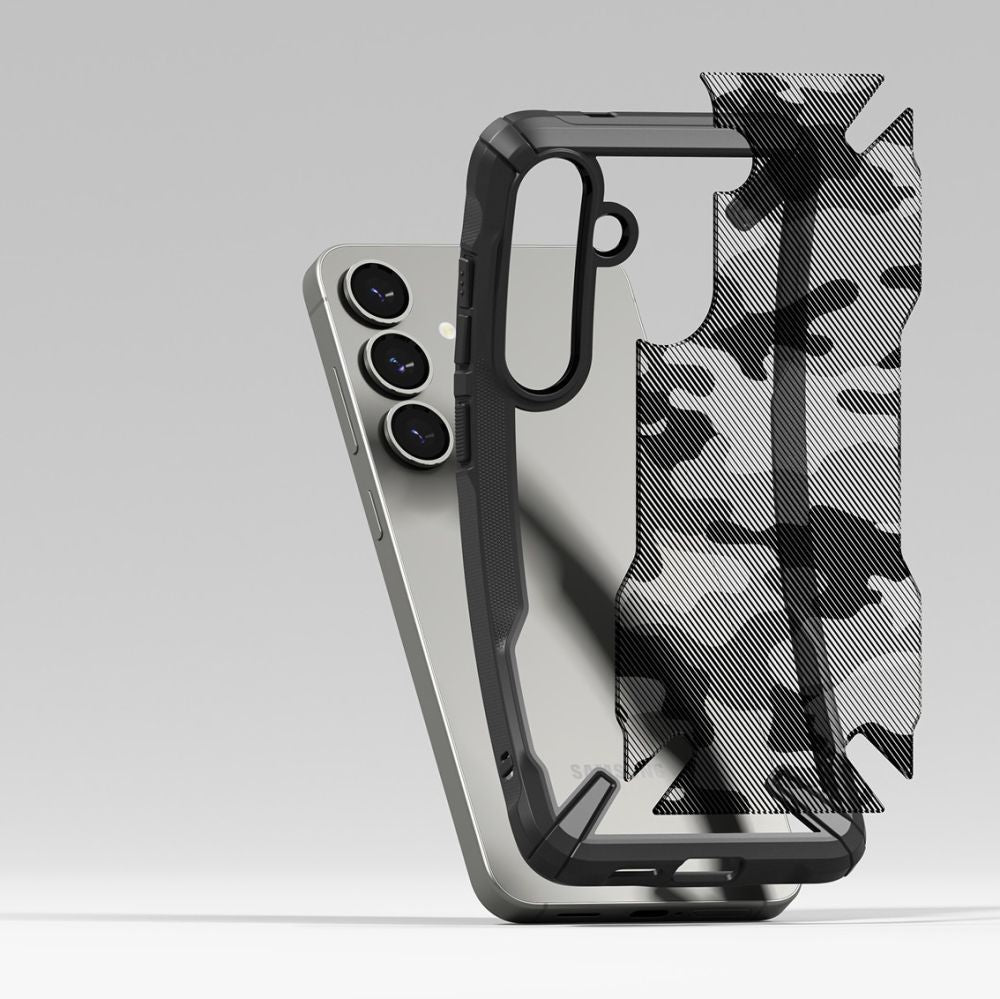 KRYT RINGKE FUSION X GALAXY S25 CAMO BLACK