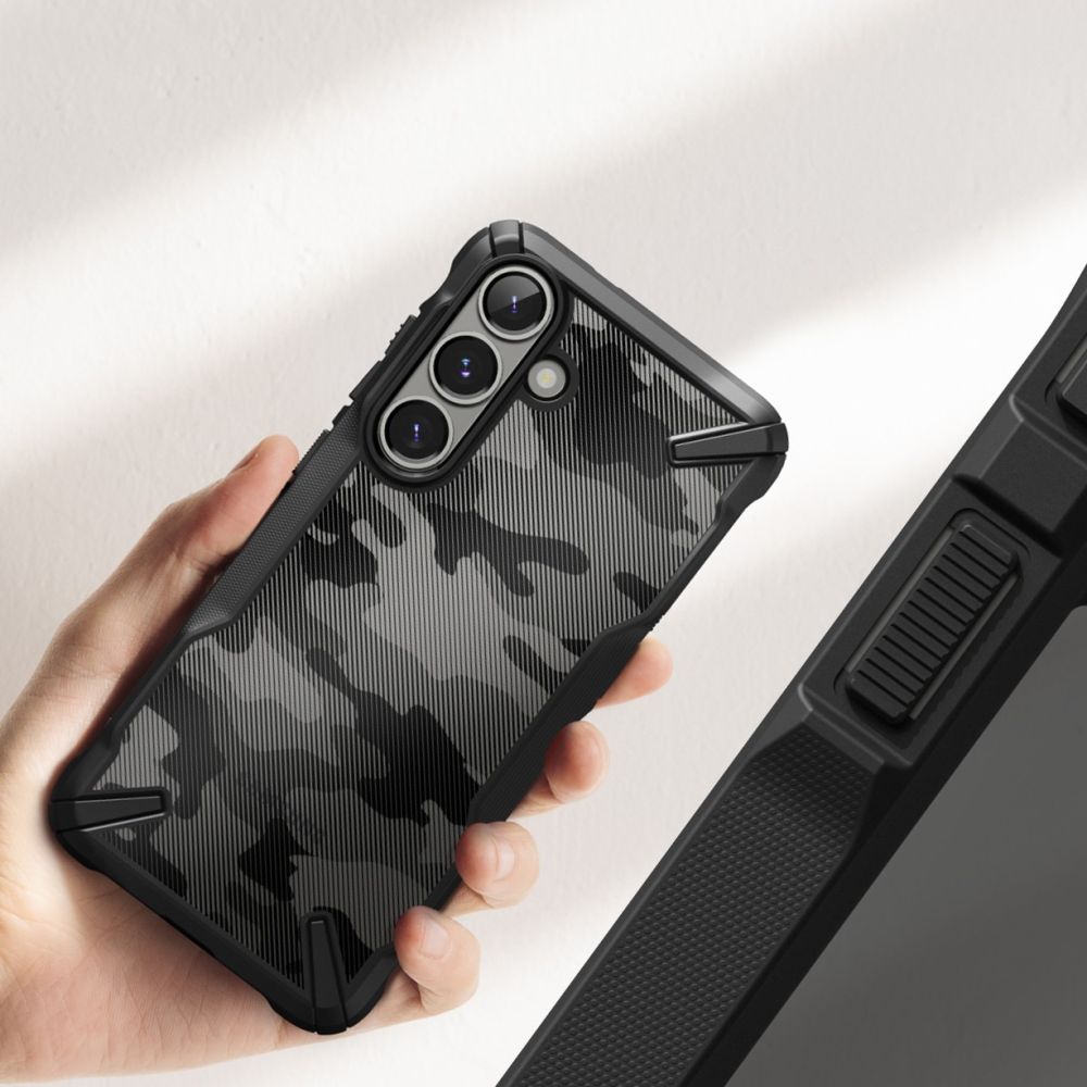 KRYT RINGKE FUSION X GALAXY S25 CAMO BLACK