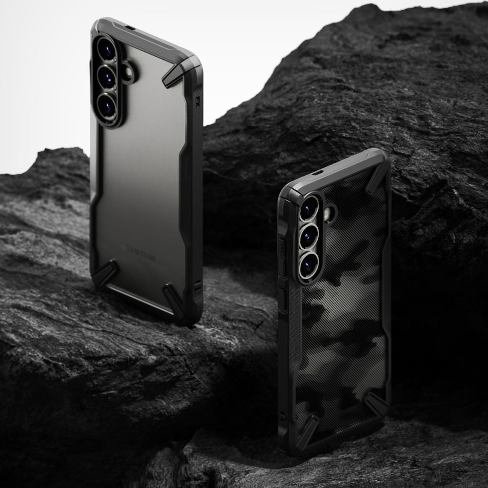 KRYT RINGKE FUSION X GALAXY S25 CAMO BLACK