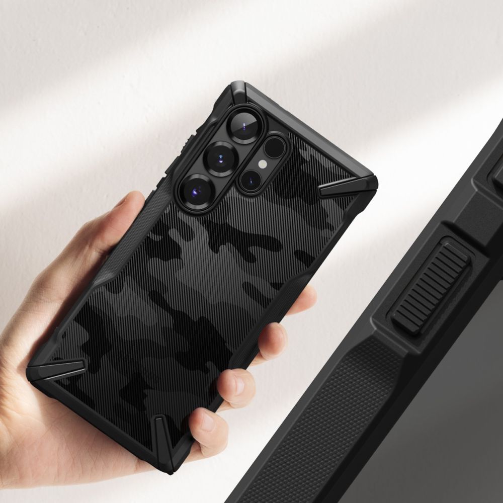 KRYT RINGKE FUSION X GALAXY S25 ULTRA CAMO BLACK