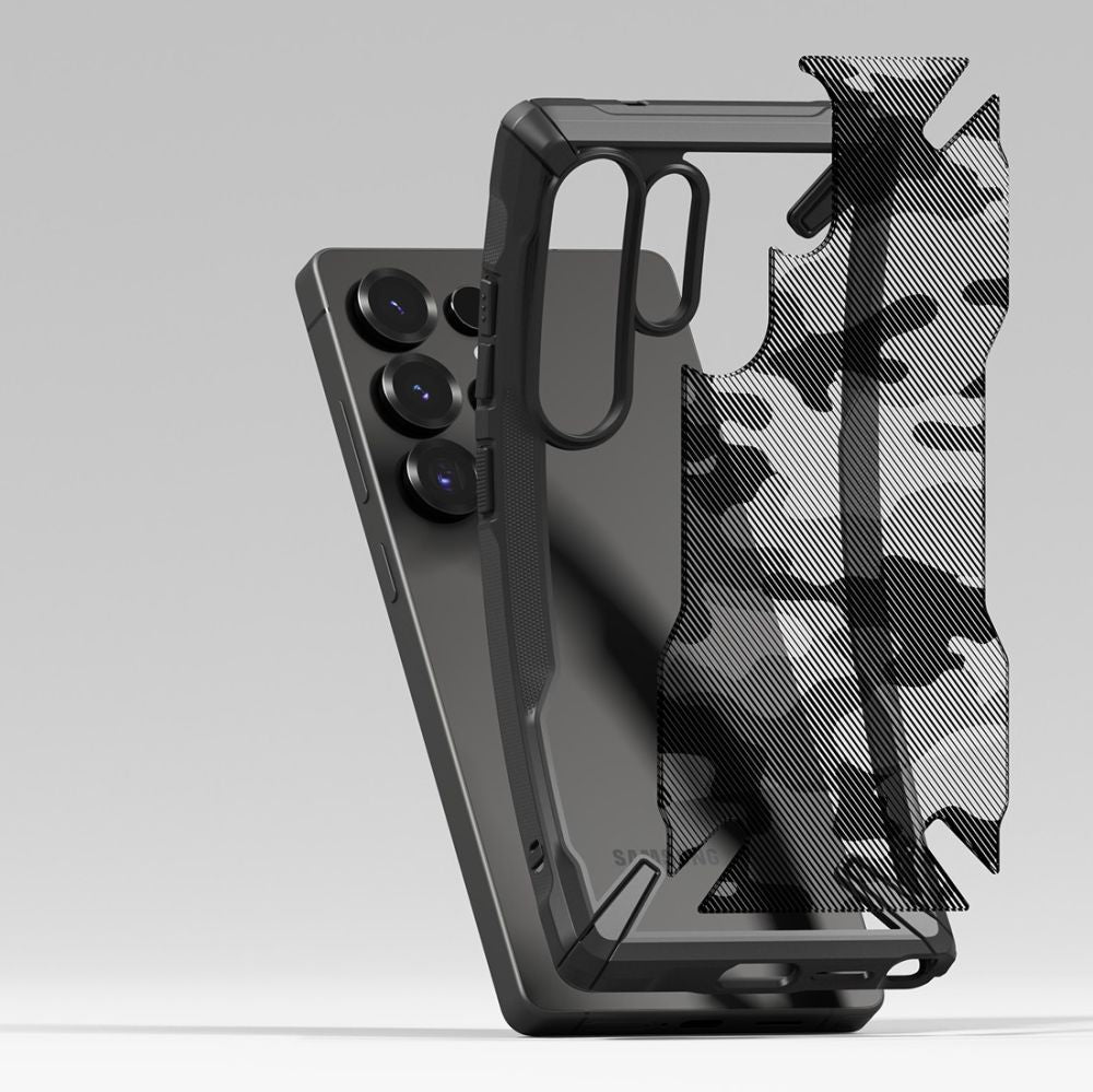 KRYT RINGKE FUSION X GALAXY S25 ULTRA CAMO BLACK
